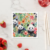 Panda Bear Serviette (Beispiel)