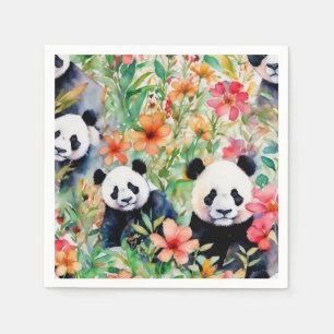Panda Bear Serviette