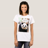 Panda Bear Shakespeare Zitat Elegantes Frauenangeb T-Shirt (Vorne ganz)