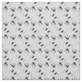 Panda Bear Sketch Muster Stoff (Muster)