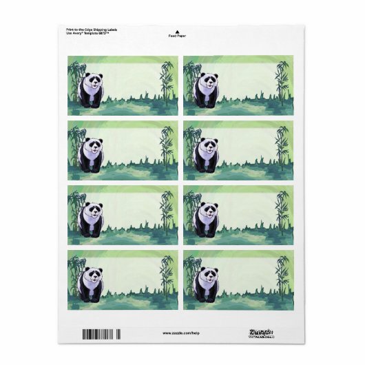 Panda Bear Stationery (Vorne)