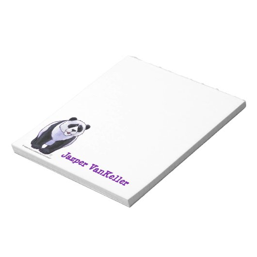 Panda Bear Stationery Notizblock (Rotiert)