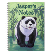 Panda Bear Stationery Notizblock (Vorderseite)