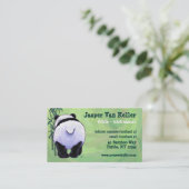 Panda Bear Stationery Visitenkarte (Stehend Vorderseite)