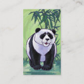 Panda Bear Stationery Visitenkarte (Rückseite)