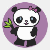 Panda Bear Stickers (Vorderseite)