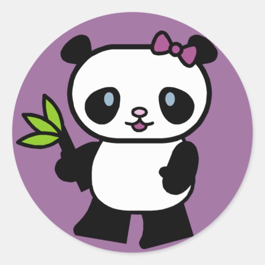 Panda Bear Stickers (Vorderseite)