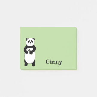 Panda Bear Sticky Note Pad Post-it Klebezettel