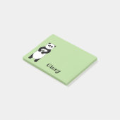 Panda Bear Sticky Note Pad Post-it Klebezettel (angewinkelt)