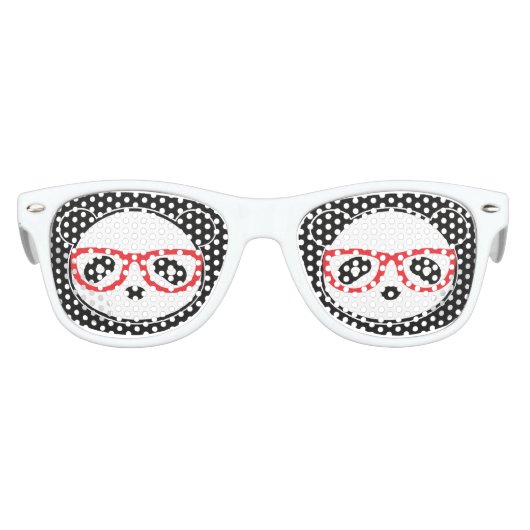 Panda Bear Sun Glasses - Leon the Panda Sonnenbrille (Vorderseite)