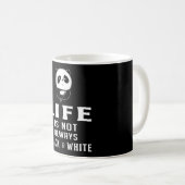 Panda Bear Süße Tier Pandas Paw Funny Geschenk Ide Kaffeetasse (VorderseiteRechts)