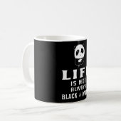 Panda Bear Süße Tier Pandas Paw Funny Geschenk Ide Kaffeetasse (Vorderseite Links)
