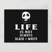 Panda Bear Süße Tier Pandas Paw Funny Geschenk Ide Postkarte (Vorderseite)