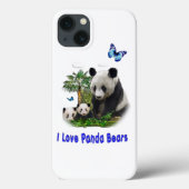 Panda Bear Telefongehäuse Case-Mate iPhone Hülle (Rückseite)
