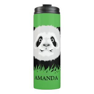 Panda Bear Thermal Tumbler Thermosbecher