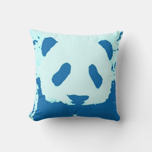 Panda Bear Throw Kissen (Vorderseite)