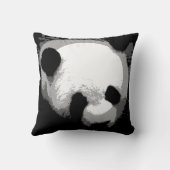 Panda Bear Throw Kissen (Rückseite)