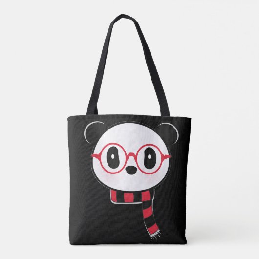 Panda Bear Tote Bag - Leon The Panda Bear Tasche (Rückseite)