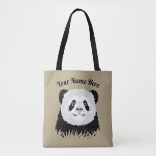 Panda Bear Tote Bag Tasche