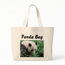 Panda Bear Tote Tasche