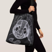 Panda Bear Tragetaschen Mit Langen Trägern (Von Nahem)