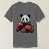 Panda Bear Tragetuch Boxhandschuhe Funny Boxing Pr T-Shirt (Design vorne)