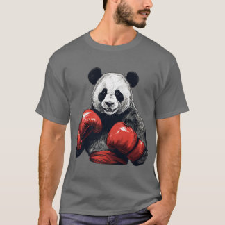 Panda Bear Tragetuch Boxhandschuhe Funny Boxing Pr T-Shirt