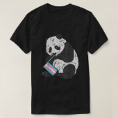 Panda Bear Transgender Flag Trans Pride LGBT Anima T-Shirt (Design vorne)