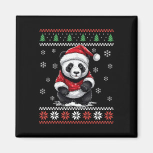 Panda Bear Ugly Weihnachten Weihnachten Weihnachte Magnet