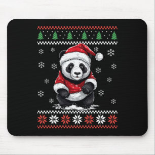 Panda Bear Ugly Weihnachten Weihnachten Weihnachte Mousepad