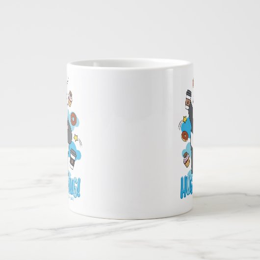 Panda Bear - Umarmen in einer Tasse! Jumbo-Tasse (Vorderseite)