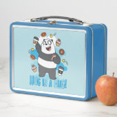 Panda Bear - Umarmen in einer Tasse! Metall Brotdose (Beispiel)