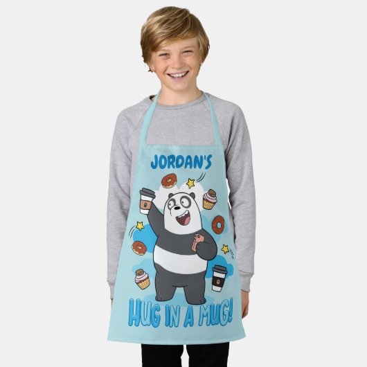 Panda Bear - Umarmen in einer Tasse! Schürze (Getragen)