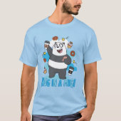 Panda Bear - Umarmen in einer Tasse! T-Shirt (Vorderseite)