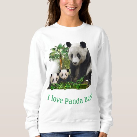 Panda Bear und Cubs Sweatshirt (Vorderseite)