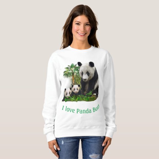 Panda Bear und Cubs Sweatshirt (Vorne ganz)
