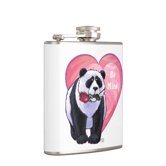Panda Bear Valentine's Day Flachmann (Rechts)