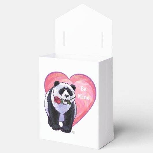 Panda Bear Valentine's Day Geschenkschachtel (Geöffnet)