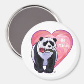 Panda Bear Valentine's Day Magnet (Vorderseite/Rückseite)