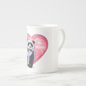 Panda Bear Valentine's Day Porzellantasse (Vorderseite Rechts)