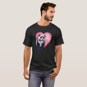 Panda Bear Valentine's Day T-Shirt (Vorne ganz)