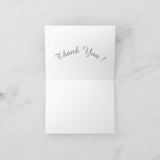 Panda Bear Vielen Dank Dankeskarte (Innenseite)