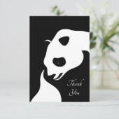 Panda Bear Vielen Dank Karten (Stehend Vorderseite)
