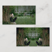 Panda Bear Visitenkarte (Vorne/Hinten)