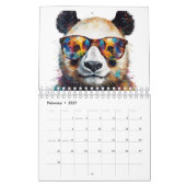 Panda Bear Watercolor Kalender (Feb 2027)
