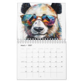 Panda Bear Watercolor Kalender (Mär 2027)