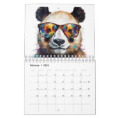 Panda Bear Watercolor Kalender (Feb 2026)