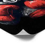 Panda Bear Wear Boxhandschuhe - Funny Boxing Poster (Ecke)