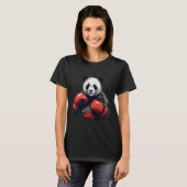 Panda Bear Wear Boxhandschuhe - Funny Boxing T-Shirt (Vorne ganz)