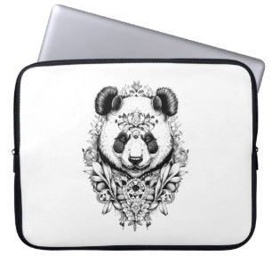 Panda Bear Wild Animal Nature Illustration Art Laptopschutzhülle
